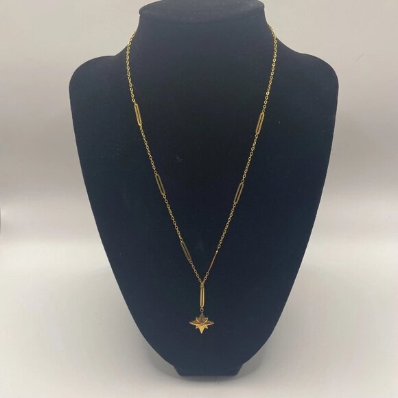 Beautiful Marrin Costello 17" Orion Necklace with 2" Extension 14k Gold-Plated - Picture 1 of 5